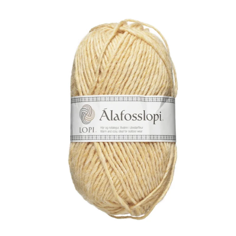Begränsat erbjudande Garn Istex Alafosslopi 100g ljusgul – 1235 Ray of light
