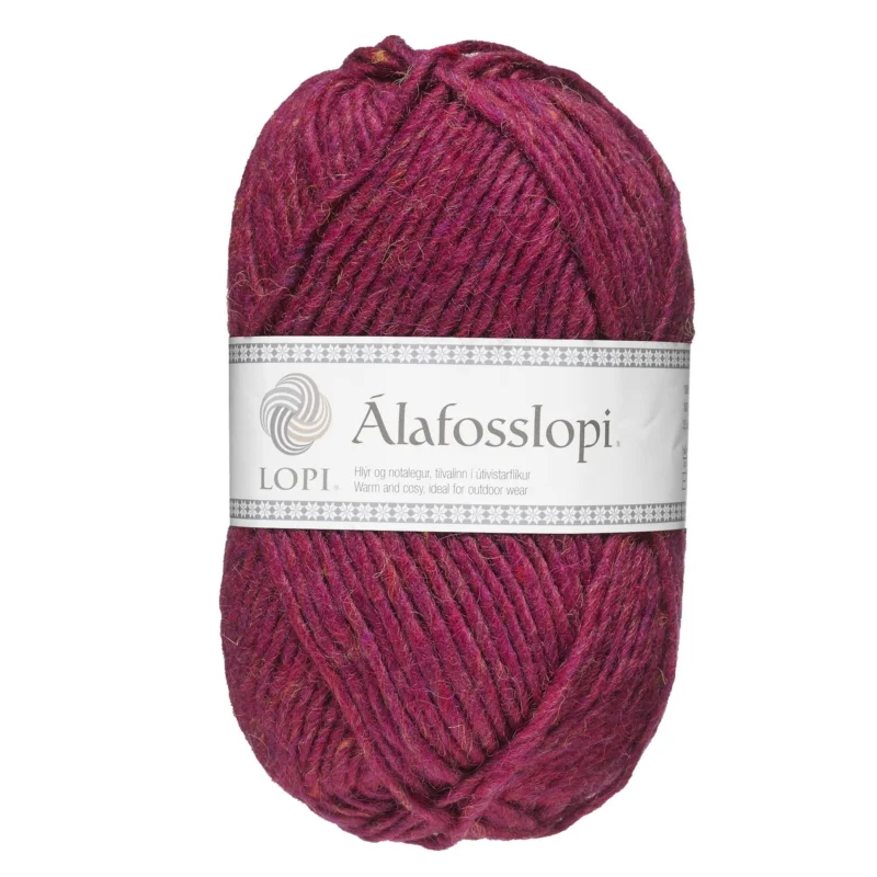 Garn Istex Alafosslopi 100g fuchsia – 9969 Fuchsia heather Extra rabatt