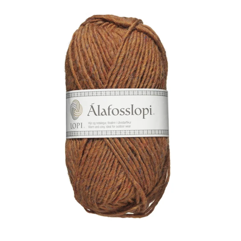 Garn Istex Alafosslopi 100g ljus rost – 9971 Amber heather Rea