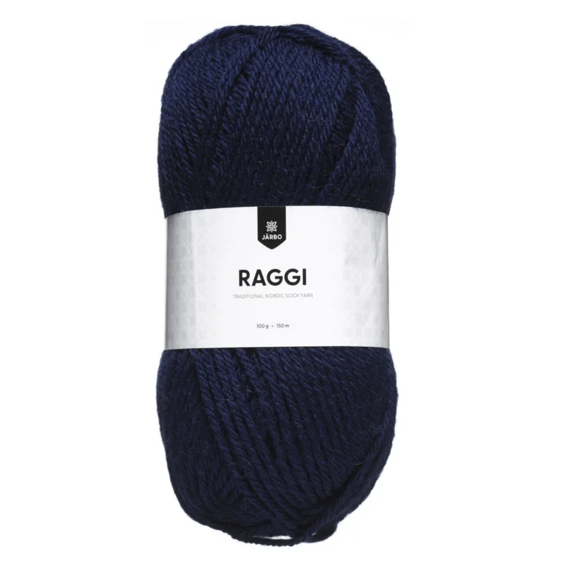 Garn Järbo Raggi 100g mörkblå – Navy blue 1557 Populärt val