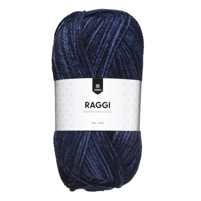 Garn Järbo Raggi 100g blåmelerat – Stonewash denim 15242 Expressleverans
