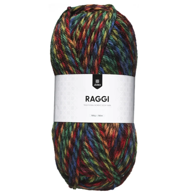 Köp nu Garn Järbo Raggi 100g regnbåge – Rainbow twist 15143