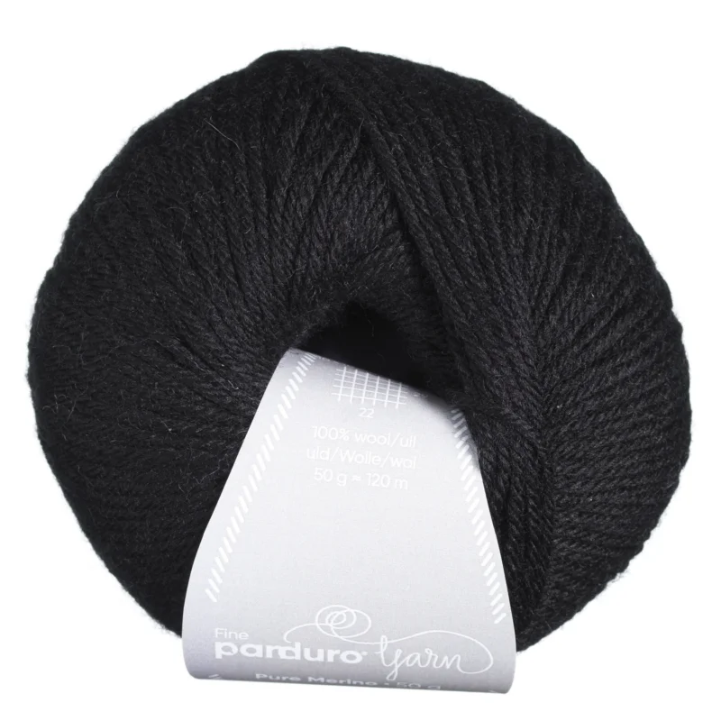 Erbjudande Garn Pure Merino 50g svart