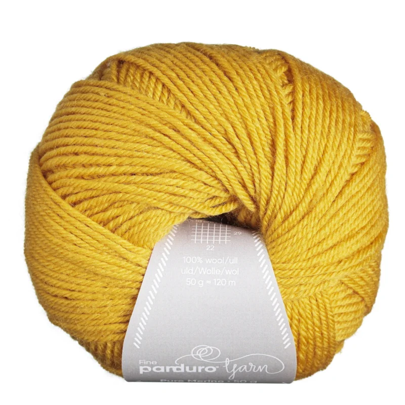 Köp online Garn Pure Merino 50g currygul