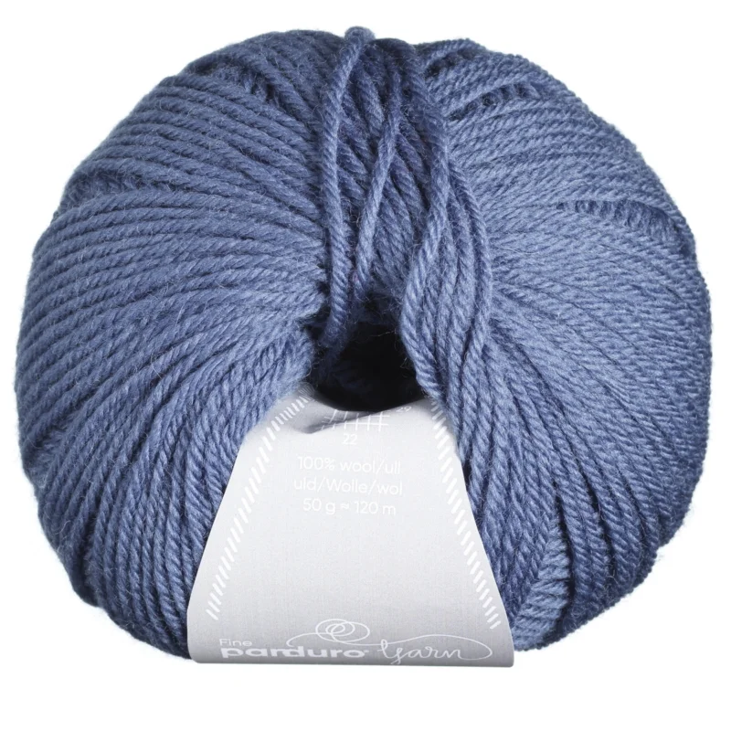Fynd Garn Pure Merino 50g jeansblå