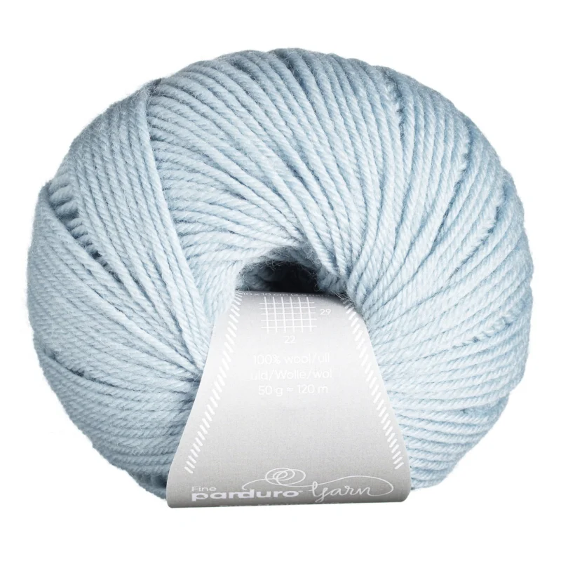Garn Pure Merino 50g ljusblå Bästa pris
