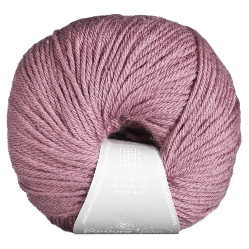 Outlet Garn Pure Merino 50g ljunglila