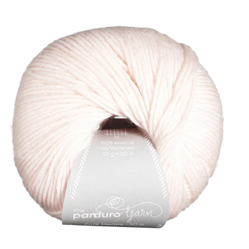 Nedsatt pris Garn Pure Merino 50g puderrosa