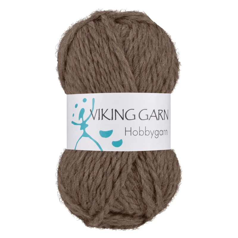 Kampanj Viking Hobbygarn 50g brun 908