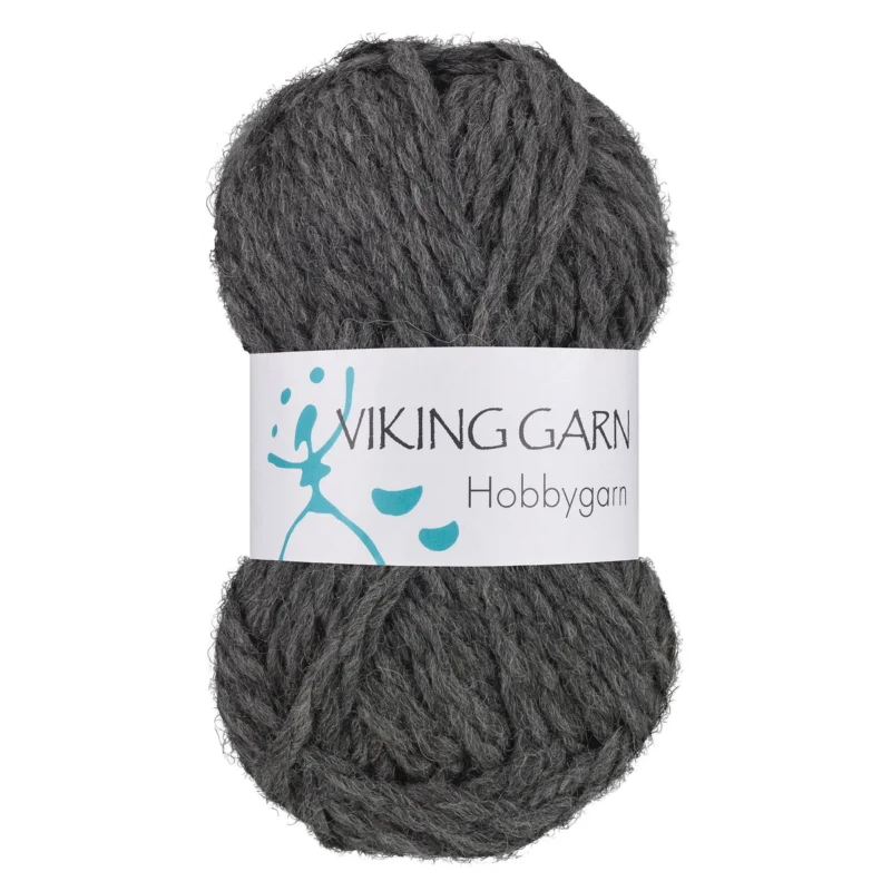 Lägg i varukorgen Viking Hobbygarn 50g mörkgrå 915