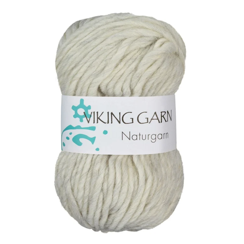 Viking Naturgarn 50g ljusgrå 611 Rabatt
