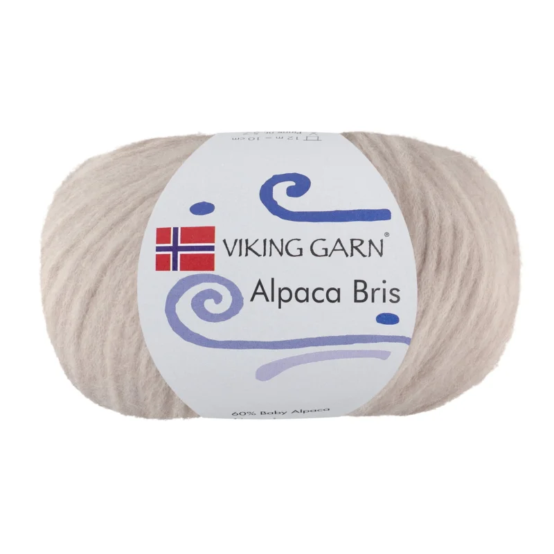 Lågt pris Viking Garn Alpaca Bris 50g sand 306