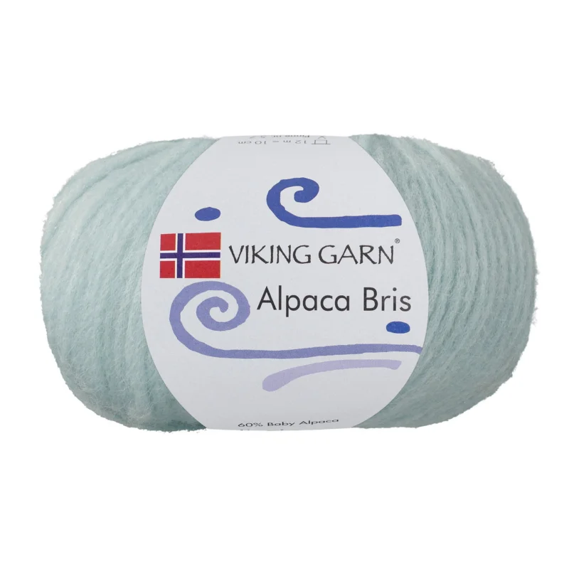 Viking Garn Alpaca Bris 50g ljus petrol 331 Nedsatt pris