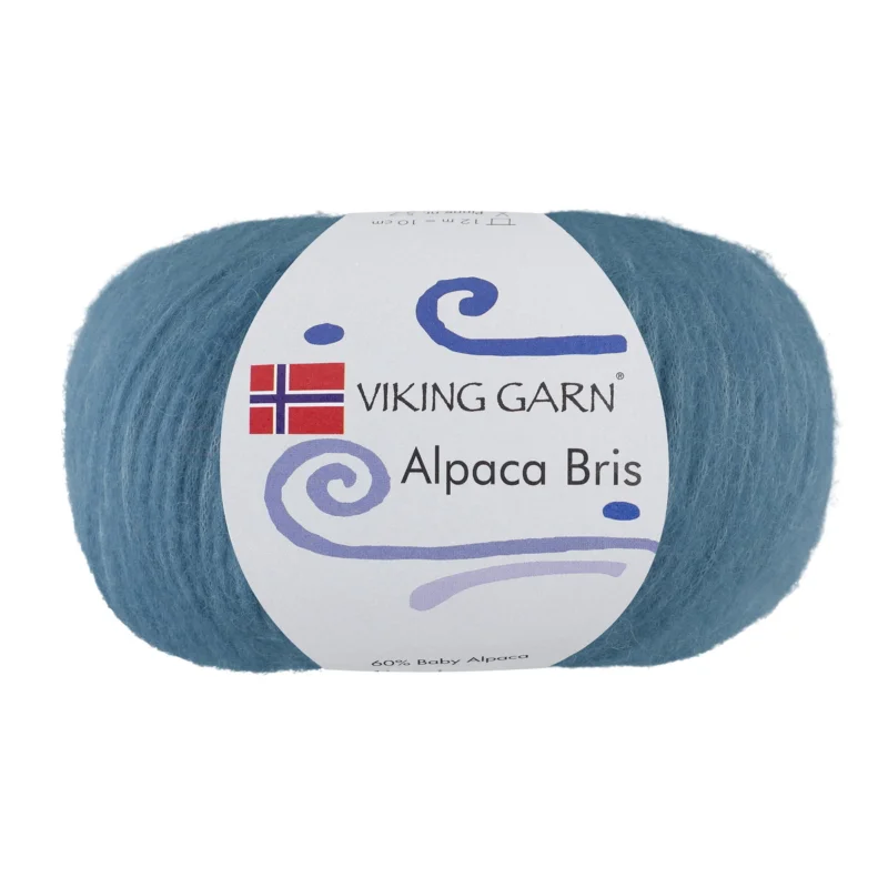 Extra rabatt Viking Garn Alpaca Bris 50g jeansblå 326