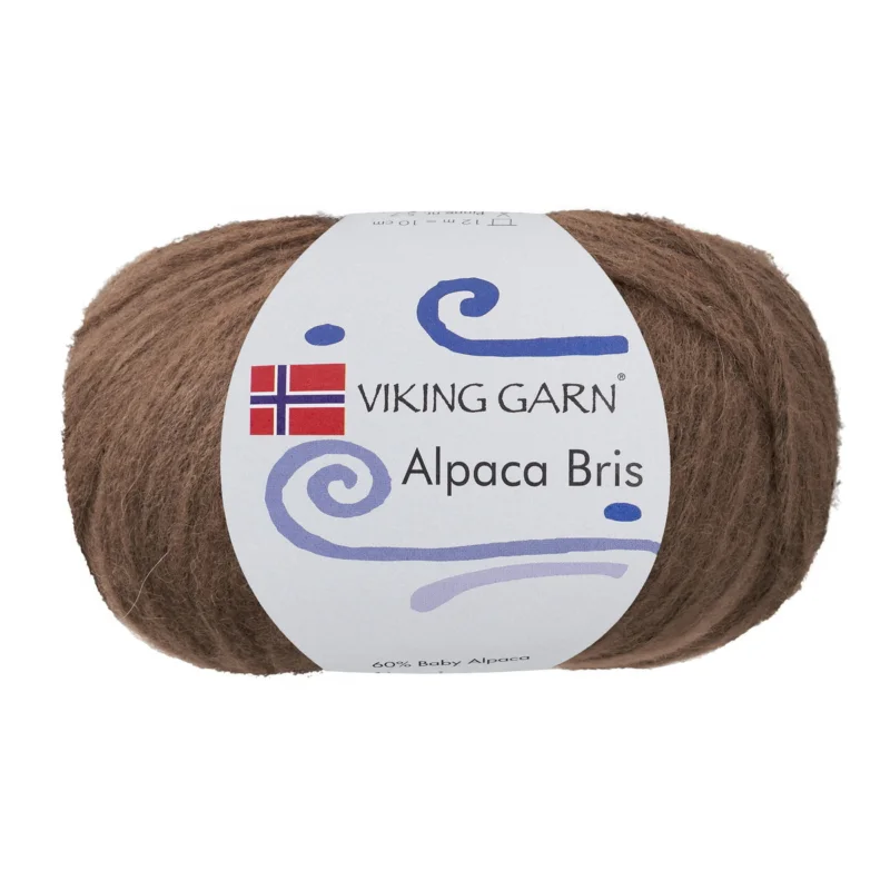 Säker betalning Viking Garn Alpaca Bris 50g ljusbrun 309