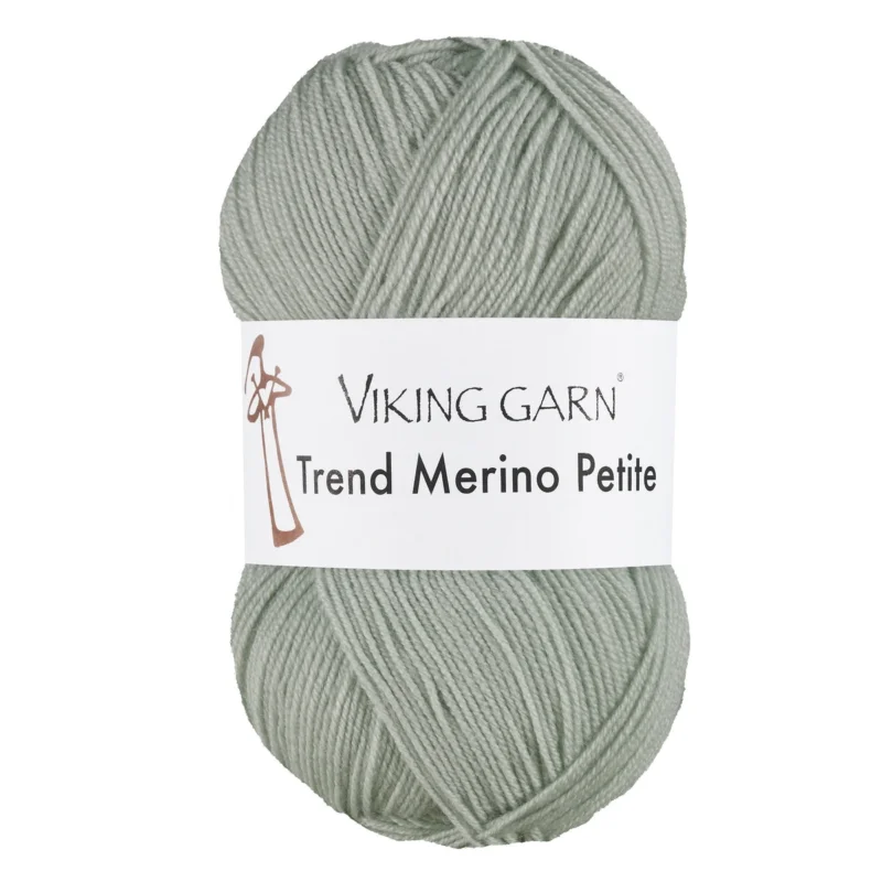 Fri frakt Viking Garn Trend Merino Petite 50g dimgrön 334