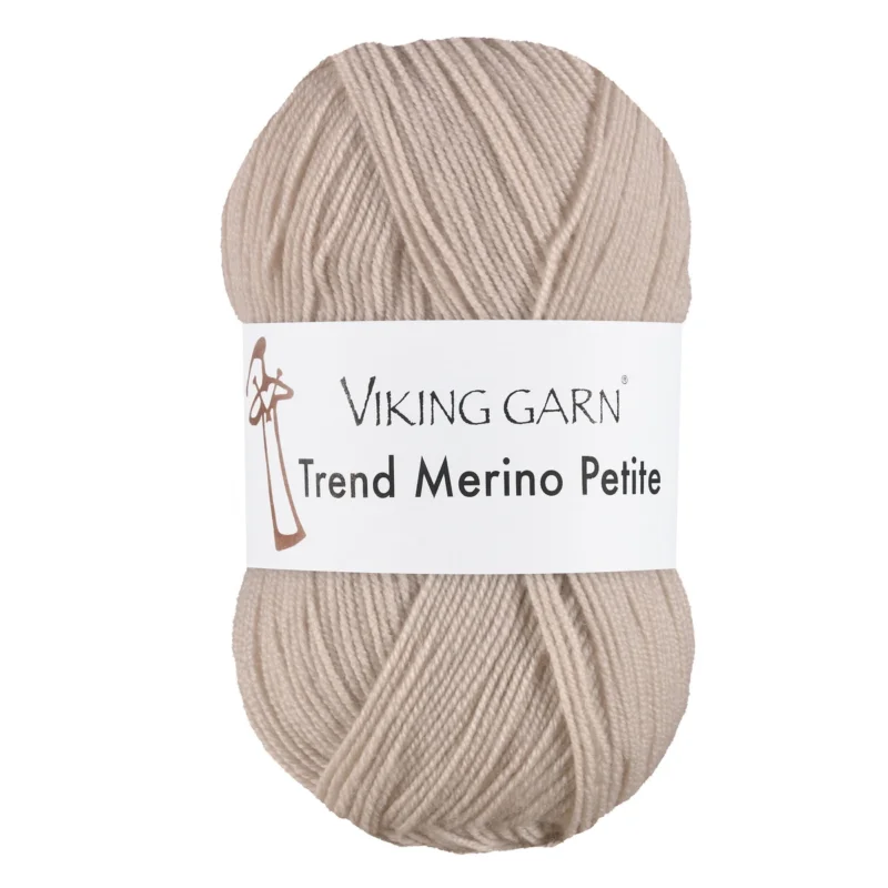 Viking Garn Trend Merino Petite 50g sand 306 Utförsäljning