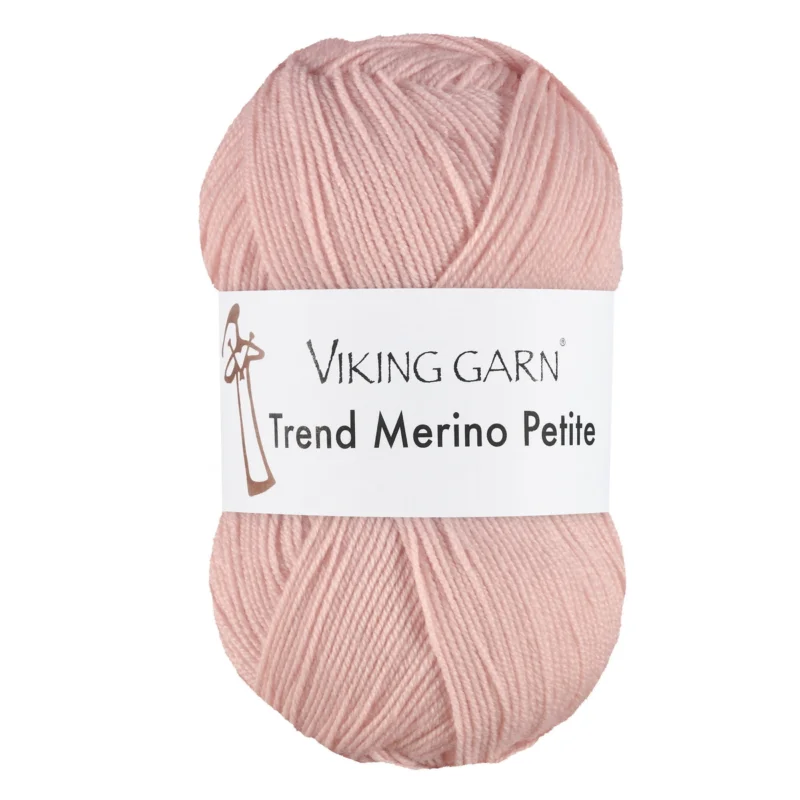 Fri frakt Viking Garn Trend Merino Petite 50g puderrosa 362