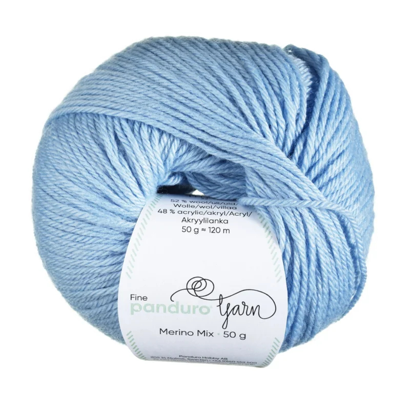 Kampanj Garn Merino Mix 50g ljusblå