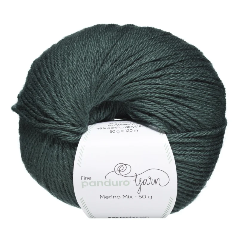 Trygg betalning Garn Merino Mix 50g flaskgrön