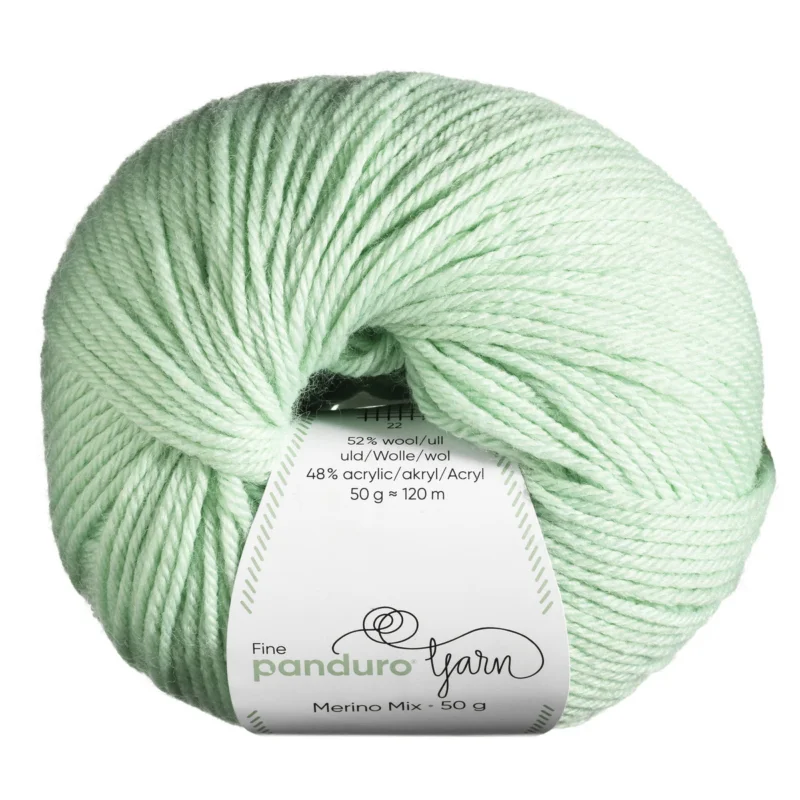 Trygg betalning Garn Merino Mix 50g mintgrön