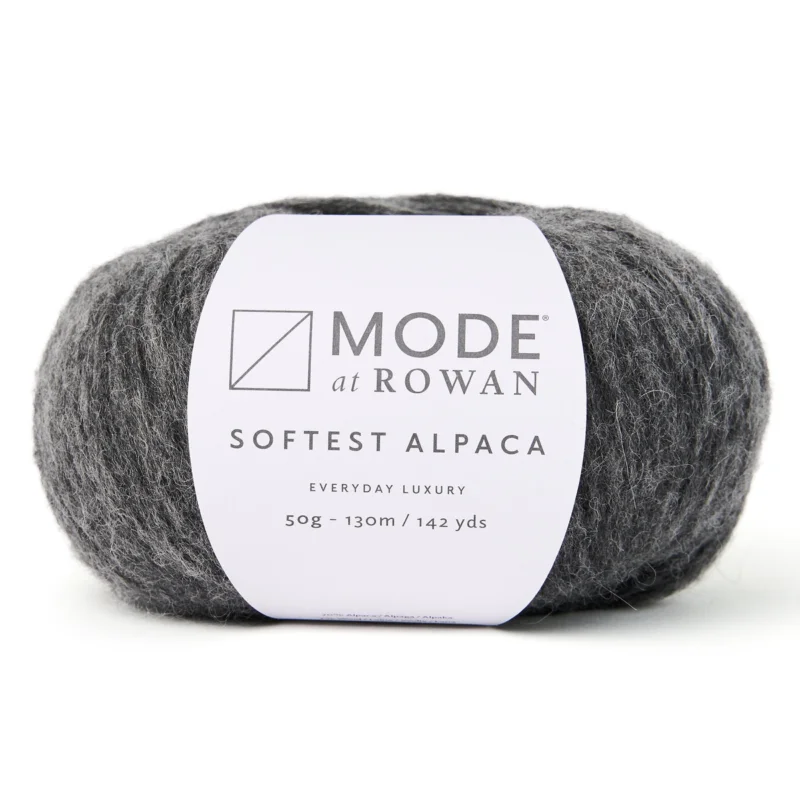Trygg betalning Garn Mode at Rowan Softest Alpaca 50g – Ash 012
