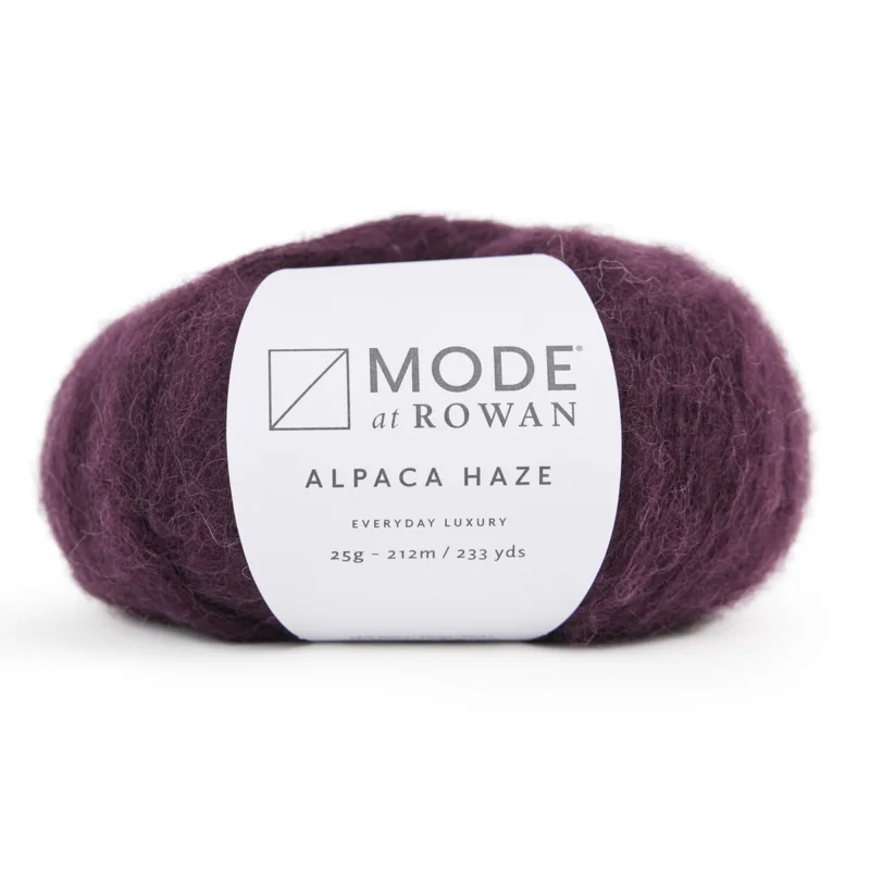 Erbjudandepris Garn Mode at Rowan Alpaca Haze 25g – Merlot 020
