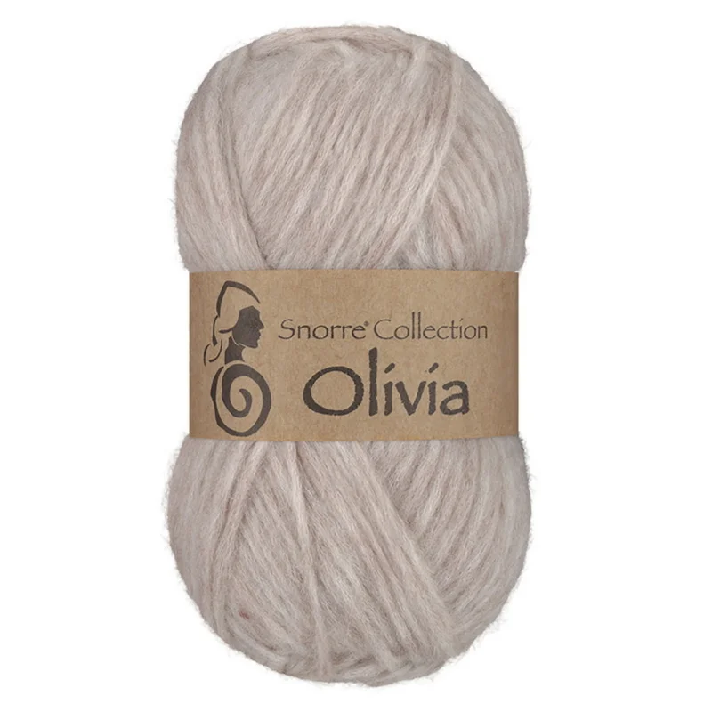 risnedsättning Viking Garn Olivia 50g sand
