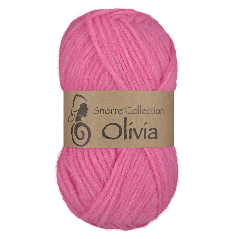 Viking Garn Olivia 50g rosa Endast denna vecka
