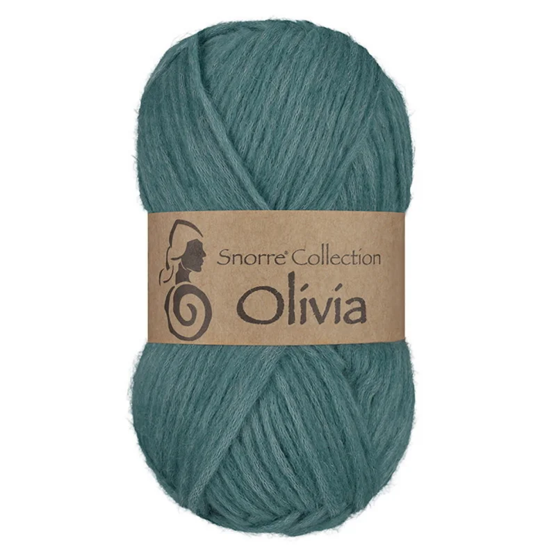 Viking Garn Olivia 50g jadegrön Säker betalning