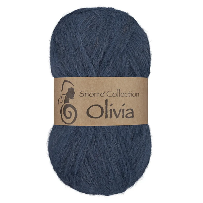Begränsad tid Viking Garn Olivia 50g mörk jeansblå