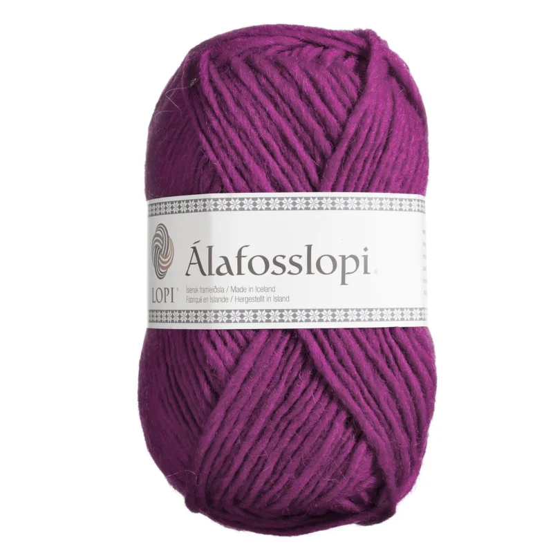 Garn Istex Alafosslopi 100g cerise – 1240 Dark magenta Endast idag