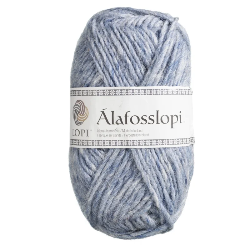 Garn Istex Alafosslopi 100g ljusblå – 0008 Light denim heather Kampanjpris