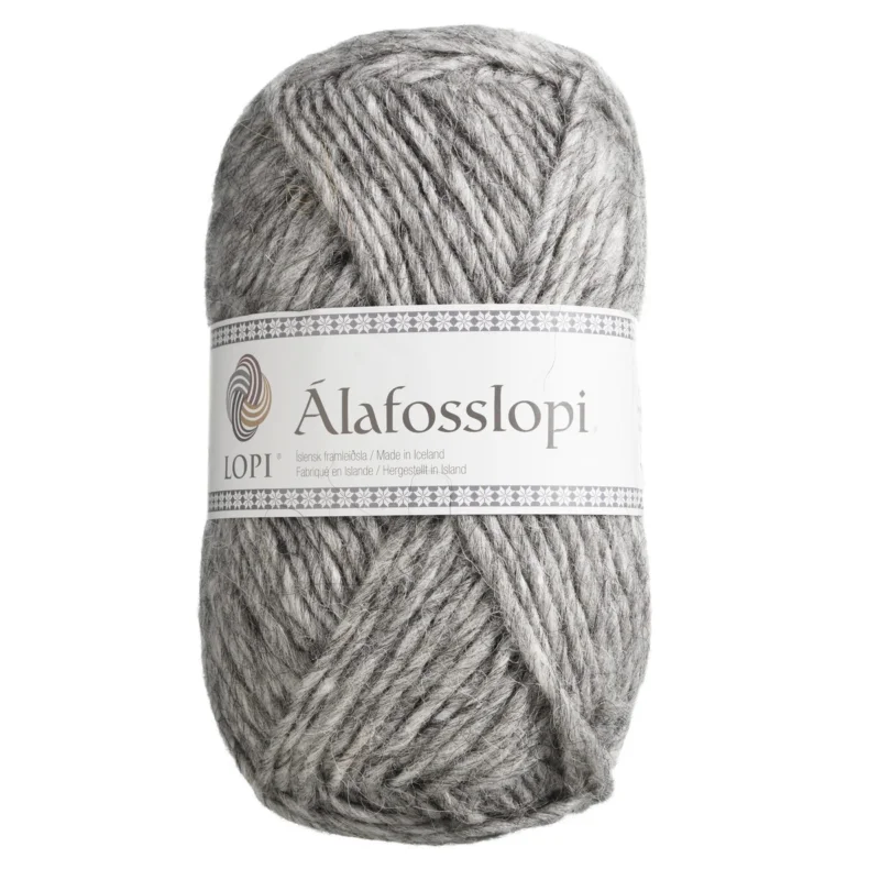 Snabb frakt Garn Istex Alafosslopi 100g grå – 0056 Ash heather