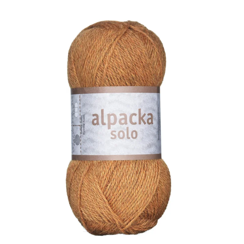 Ullgarn Järbo Alpacka Solo 50g senap – 29123 Amber yellow Billigare