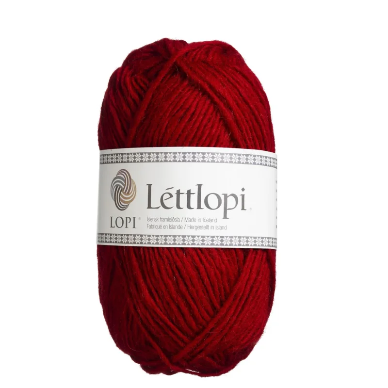 Rabatt Ullgarn Istex Lettlopi 50g röd – 9434 Crimson red
