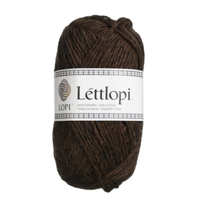 Ullgarn Istex Lettlopi 50g mörkbrun – 0867 Chocolate heather Sänkt pris