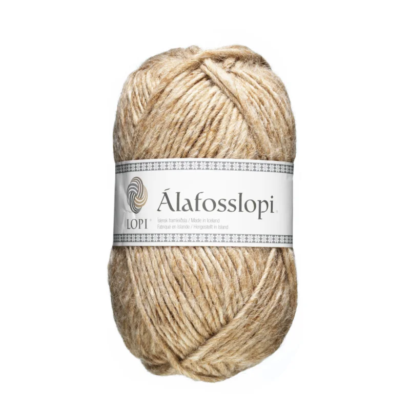 Garn Istex Alafosslopi 100g sand – 9973 Wheat heather Rabatter