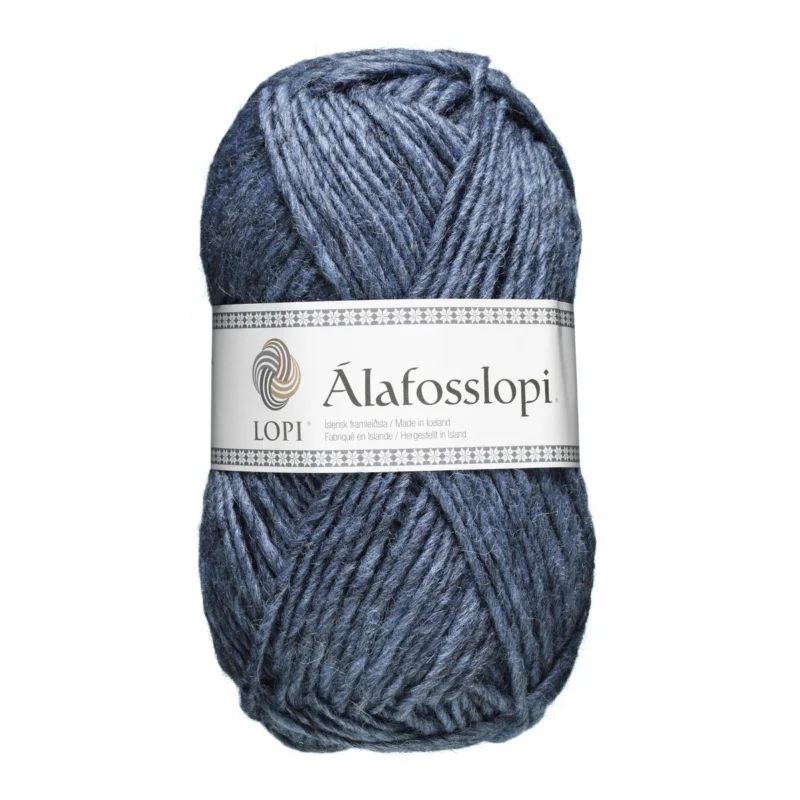 Begränsat antal Garn Istex Alafosslopi 100g denim – 9958 Light indigo
