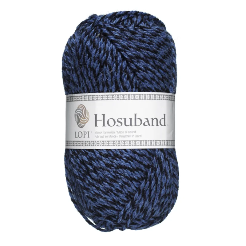 Trygg betalning Garn Istex Hosuband 100g blå/svart – Blue-black 0226