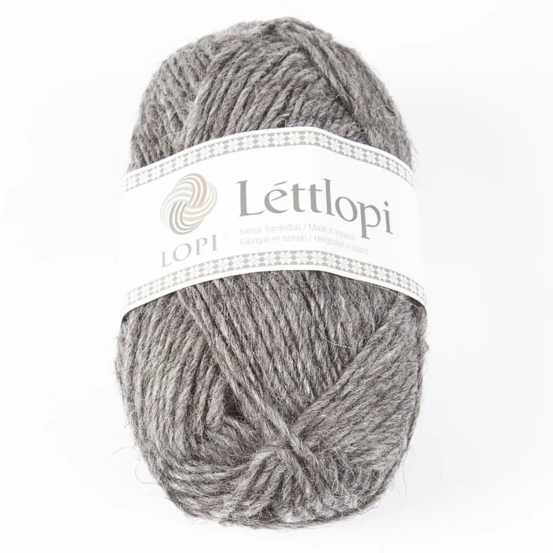 Outlet Ullgarn Istex Lettlopi 50g mellangrå – 0057 Grey heather