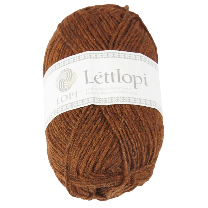 Ullgarn Istex Lettlopi 50g mörk rost – 9427 Rust heather Sänkt pris