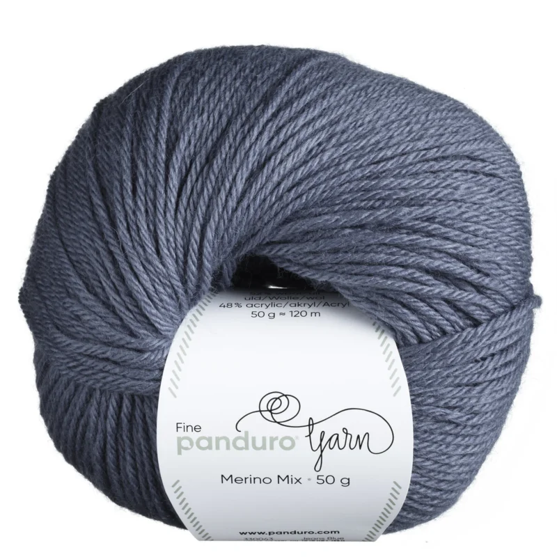 Sista chansen Garn Merino Mix 50g jeansblå