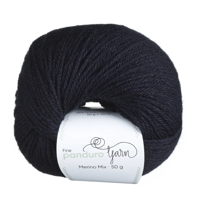 Garn Merino Mix 50g marinblå Snabb leverans