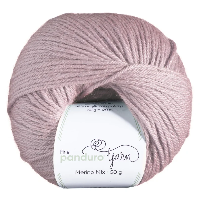 Garn Merino Mix 50g varmrosa Erbjudande