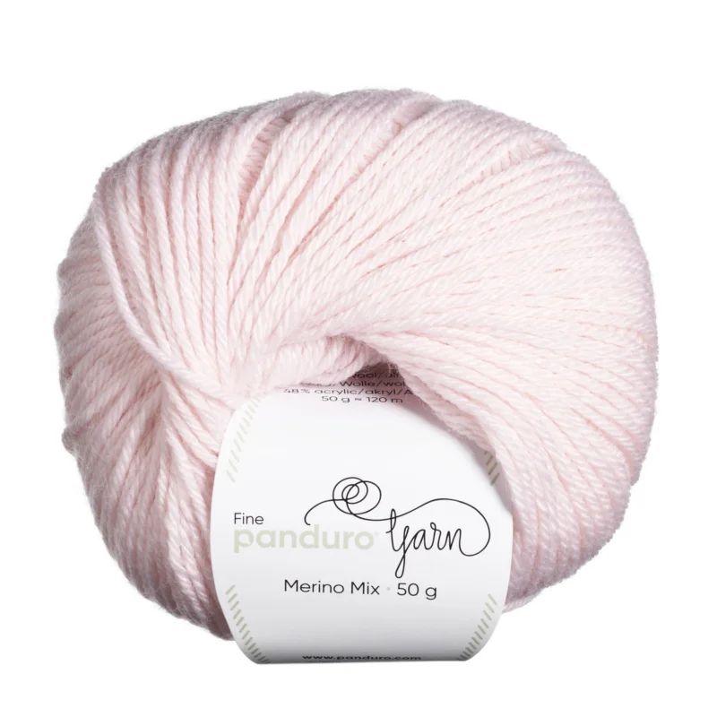 Garn Merino Mix 50g babyrosa Bästa pris