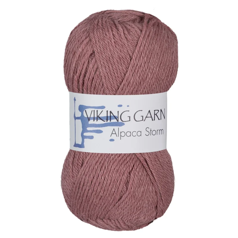 Viking Garn Alpaca Storm 50g gammelrosa 567 Fynd