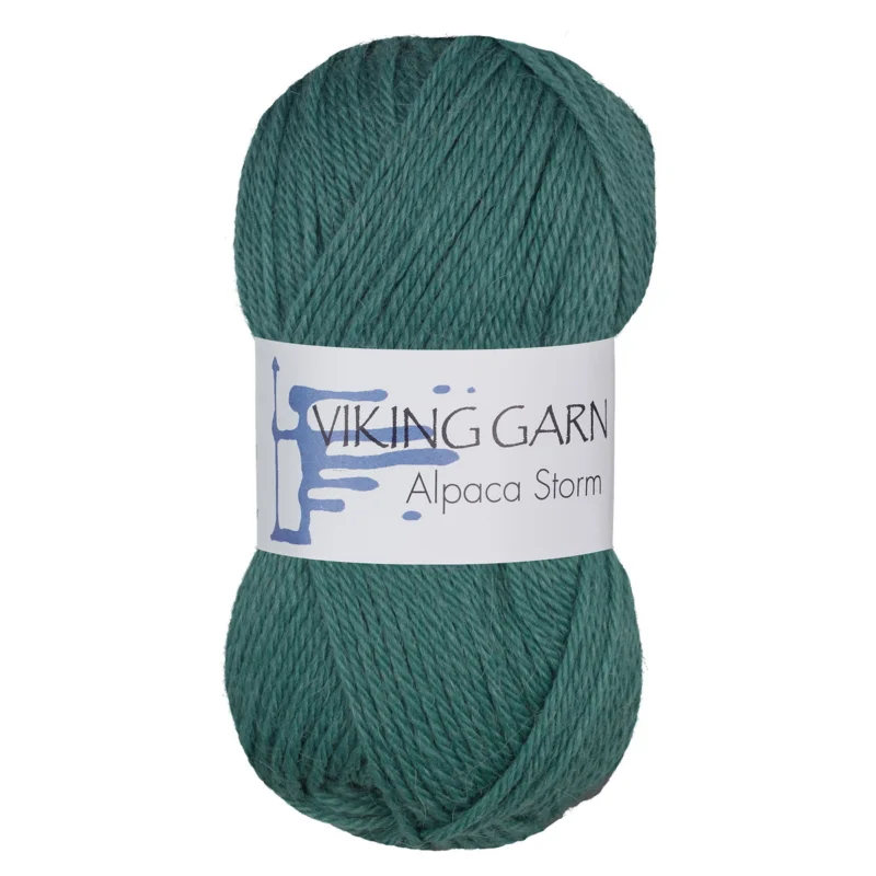 Viking Garn Alpaca Storm 50g blågrön 534 Kundfavorit