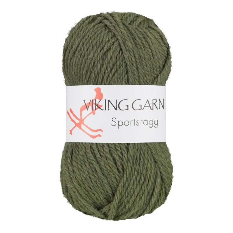 Viking Garn Sportsragg 50g mörkgrön 532 Erbjudande