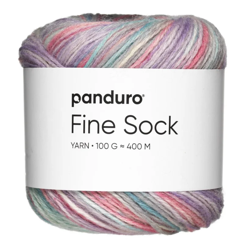 Garn Fine Sock 100g pastellfärger Begränsat antal